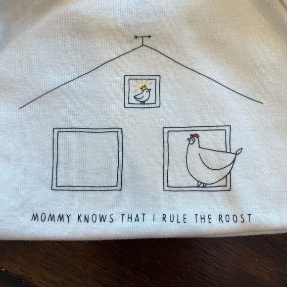 Baby GAP Cute Chicken Themed Baby Onesies Set in Cream - Picture 6 of 7
